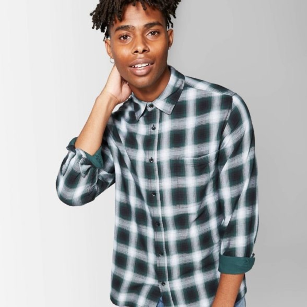 Men's Checkered Long Sleeve